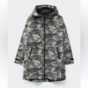 PAIKKA Human Visibility Raincoat Camo U NWT Size XS